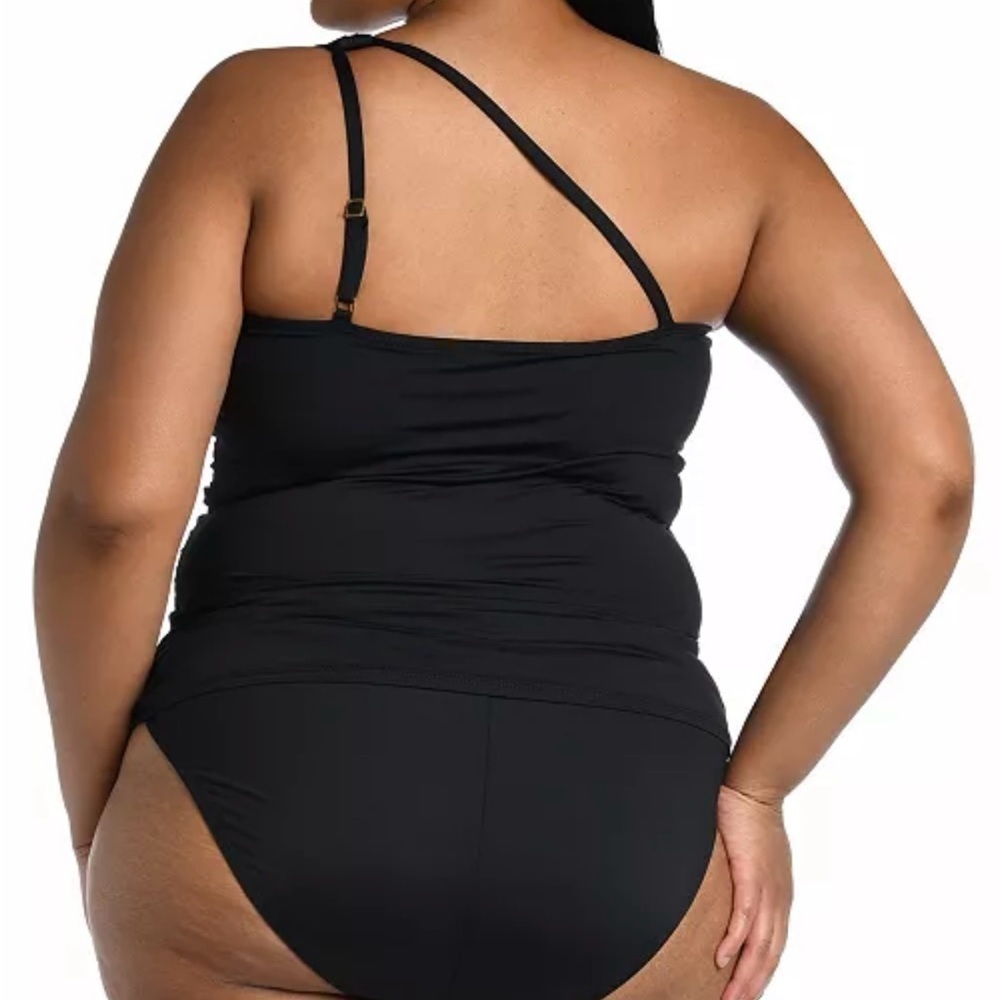 NWT La Blanca
Plus Size Tummy-Control One-Shoulder Tankini Top size 20W - Picture 2 of 2